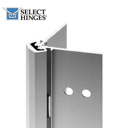 SELECT HINGES Select-Hinges85" Concealed Hinge, Door Edge Protector for 1-3/4" Doors Heavy Duty, Clear Aluminum Fi SLH-24-85-CL-HD